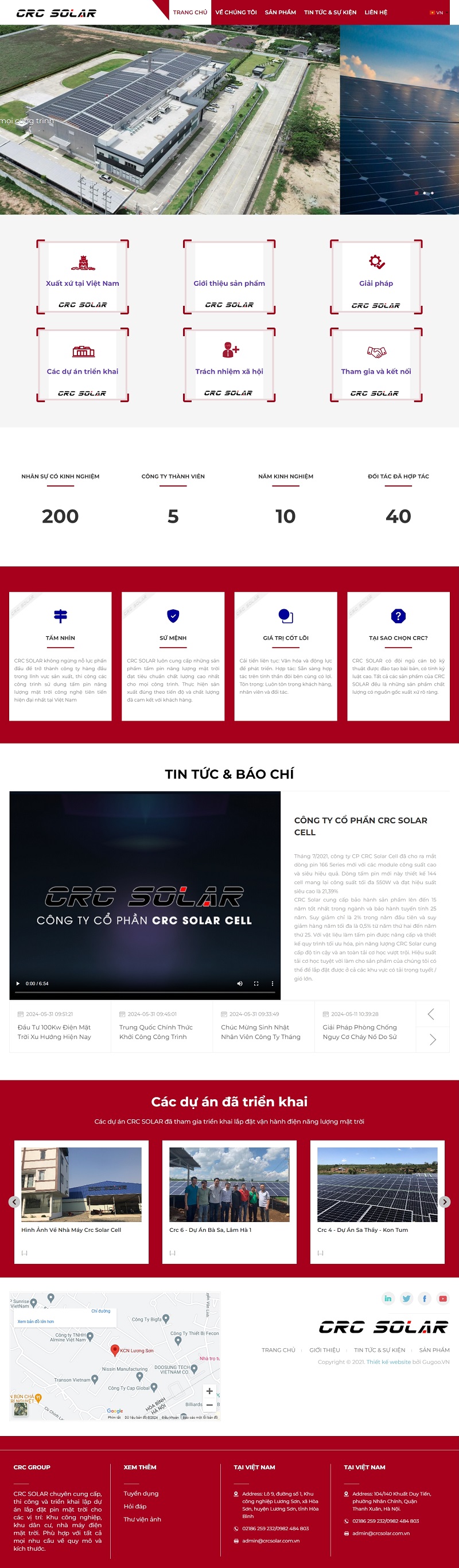 THIẾT KẾ WEBSITE SẢN PHẨM DỊCH VỤ ĐIỆN MẶT TRỜI